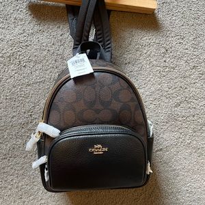 Coach Mini Court Backpack in Signature Canvas